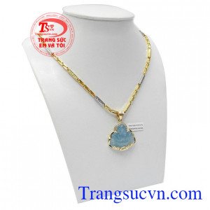 Bộ dây chuyền phật di lặc đẹp kiểu dáng sang trọng, phong cách