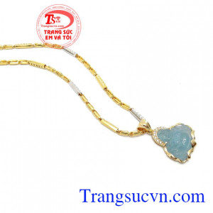 Bộ dây chuyền phật di lặc vàng, giao hàng nhanh trên toàn quốc
