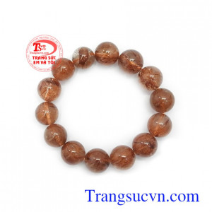 Chuỗi tay thạch anh tóc thiên nhiên sang trọng