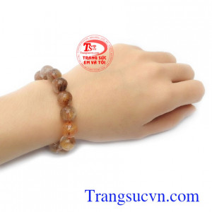 Chuỗi tay thạch anh tóc là món quà tuyệt vời dành tặng người yêu thương