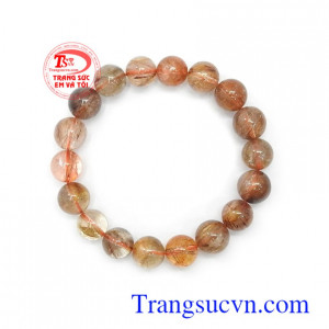 Chuỗi tay thạch anh tóc thiên nhiên
