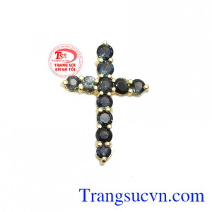 Mặt thánh giá sapphire đẹp