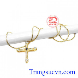 Bộ trang sức thánh giá sapphire sang trọng