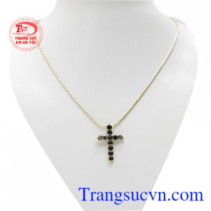 Bộ trang sức thánh giá sapphire đẹp