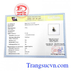 Giấy kiểm định từ trung tâm ngọc học