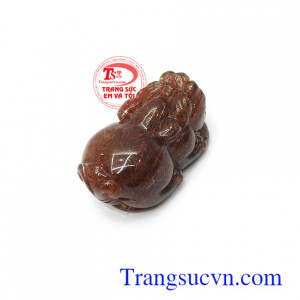 Mặt thạch anh tóc thiên nhiên bền đẹp, sang trọng, chạm khắc tinh tế