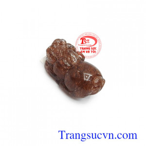 Tỳ hưu thạch anh tóc bình an màu sắc đẹp, chất lượng cao, phù hợp làm mặt dây chuyền, mặt nhẫn mang lại sự sang trọng, đẳng cấp