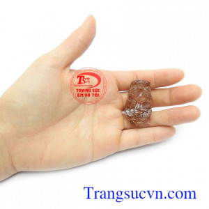 Tỳ hưu thạch anh tóc thiên nhiên sang trọng, thời trang và đẳng cấp