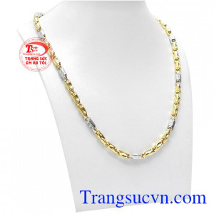 Dây chuyền nam phong cách 10k mang đến cho phái mạnh sản phẩm đầy cá tính.