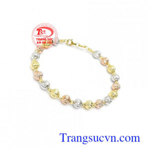 Vòng tay Italy 10k quý phái nhập khẩu nguyên chiếc bền đẹp, chất lượng