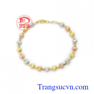 Vòng tay vàng nhập khẩu nguyên chiếc sang trọng, thời trang