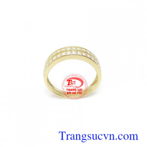 Nhẫn nữ Korea dịu dàng 10k phù hợp phong cách thời trang phái đẹp, mang lại sự nhẹ nhàng, tinh tế và thời trang