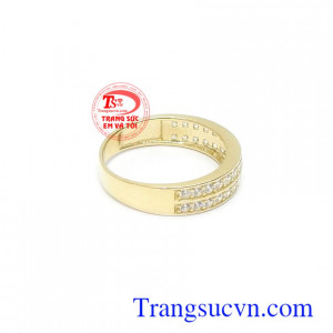 Nhẫn nữ vàng Korea 10k thời trang sang trọng