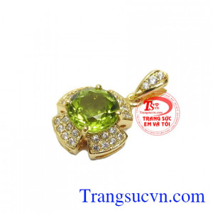 Mặt dây peridot thịnh vượng, giao hàng nhanh trên toàn quốc