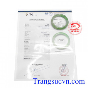 Ngọc cẩm thạch thiên nhiên mang đến sự bình an, may mắn và thịnh vượng. 