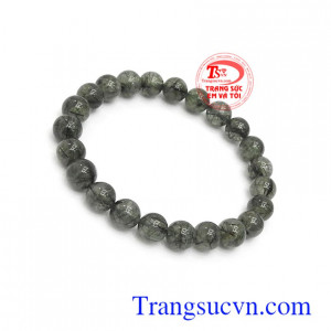 Vòng tay thạch anh tóc xanh 8 ly mang đến sự tự tin cho người đeo, mang đến cảm giác như được bảo vệ, che chở