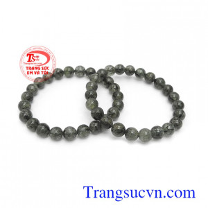 Chuỗi tay thạch anh tóc xanh màu sắc tinh tế, thời trang và sang trọng