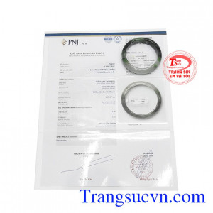 Ngọc cẩm thạch thiên nhiên hợp phong thủy, mang đến tài lộc, bình an và may mắn.