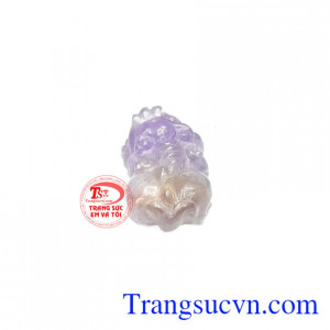 Tỳ hưu thạch anh tím mang đến sự giàu có, thịnh vượng.