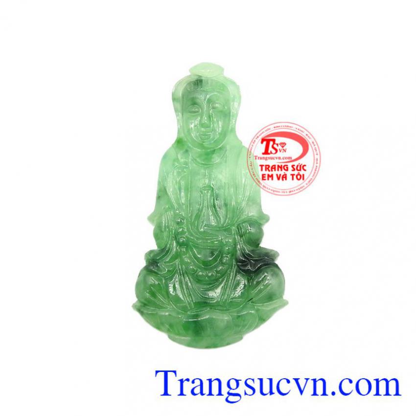 Mặt Jadeite Phật quan âm bác ái