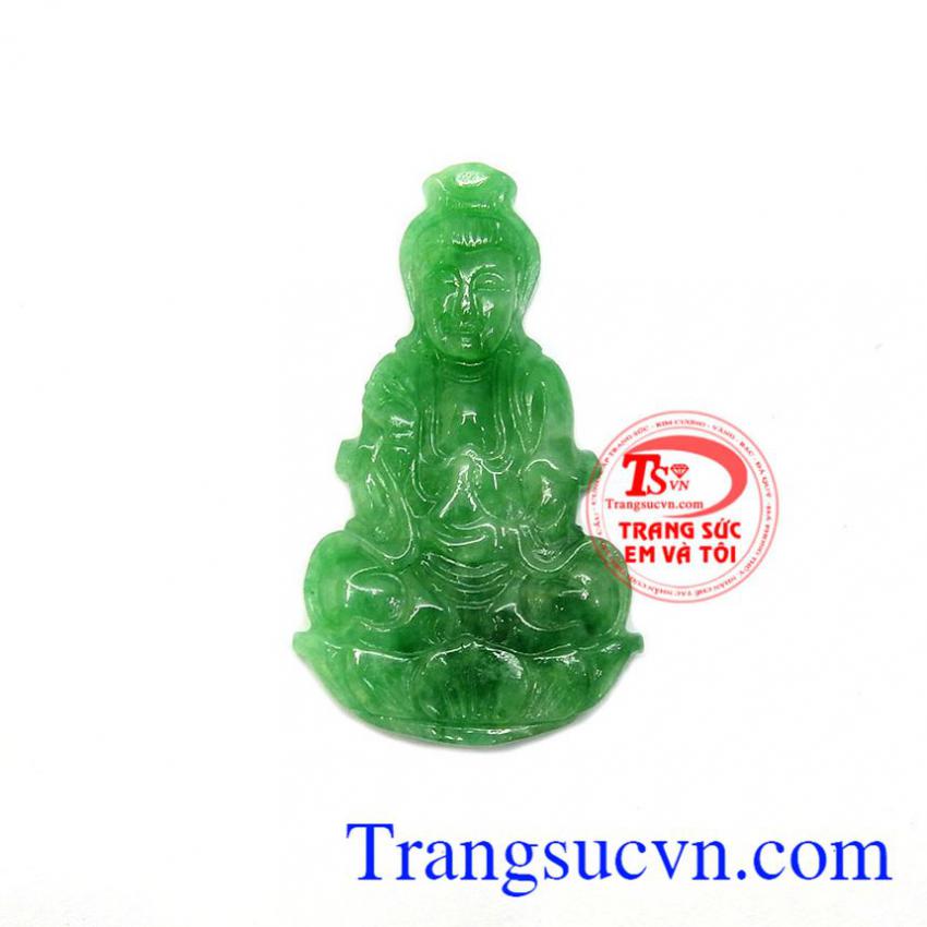 Phật quan âm jadeite bình an