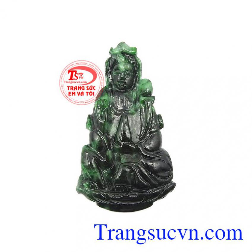 Mặt Jadeite Phật quan âm an lành
