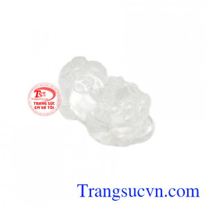 Bán Tỳ hưu thạch anh trắng đá phong thủy đảm bảo chất lượng