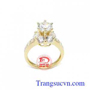 Nhẫn nữ vàng tây 10k thời trang