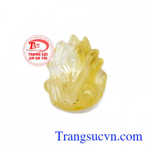 Mặt dây chuyền cửu vỹ hồ là sản phẩm mặt dây chuyền thạch anh tóc thiên nhiên