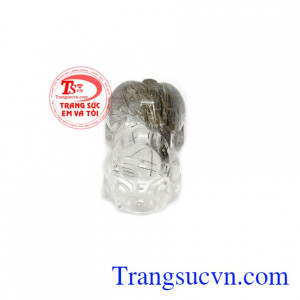 Tỳ hưu thạch anh tóc thiên nhiên