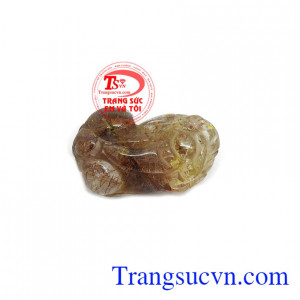 Mặt dây tỳ hưu đẹp tóc nâu, giao hàng nhanh trên toàn quốc