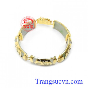 Lắc tay vàng tây đá quý thời trang, sang trọng và phong thủy