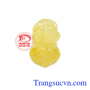 Mặt dây tỳ hưu thạch anh tóc là sản phẩm mang lại nhiều may mắn trong công việc