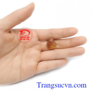 Mặt hồ ly thạch anh tóc bình an phù hợp bọc vàng làm trang sức thời trang và phong thủy