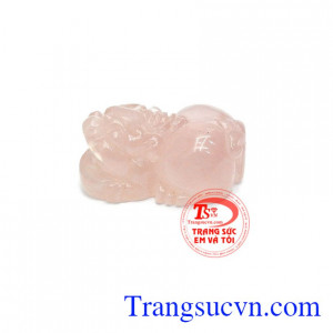 Tỳ hưu thạch anh hồng may mắn có thể làm mặt dây chuyền bọc vàng, nhẫn, lắc tay, giao hàng nhanh trên toàn quốc