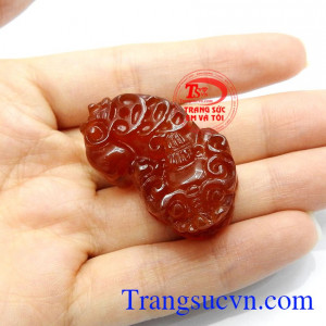 Mặt tỳ hưu mã não chiêu tài