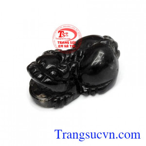 Mặt tỳ hưu thạch anh khói đẹp phù hợp với mệnh kim và mệnh mộc