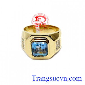 Topaz là viên đá giúp mang lại nhiều may mắn và giúp giảm căng thẳng, mệt mỏi