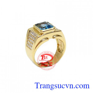 Đá Topaz thiên nhiên mang nguồn năng lượng tốt, giúp đem lại nhiều may mắn, sức khỏe cho người đeo