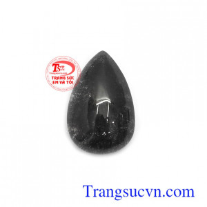 Mặt thạch anh tóc đen tài lộc bền đẹp, chất lượng, màu sắc độc đáo