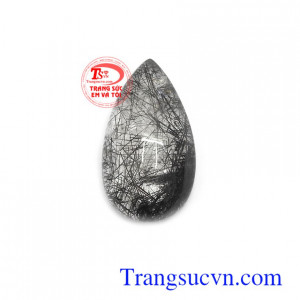 Mặt thạch anh tóc đen an nhiên có tác dụng rất tốt trong phong thủy giúp bạn gặp nhiều may mắn và thành công trong cuộc sống