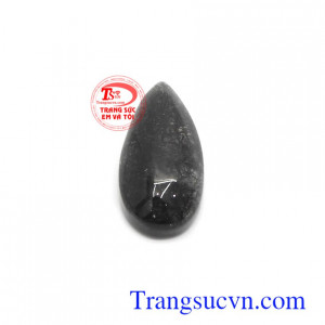 Mặt thạch anh tóc đen phát tài phát lộc