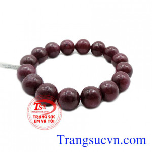 Chuỗi ruby thiên nhiên may mắn
