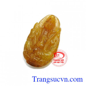 Mặt dây phật bà quan âm mang lại may mắn cho chủ nhân