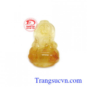 Mặt phật bà thạch anh tóc an nhiên