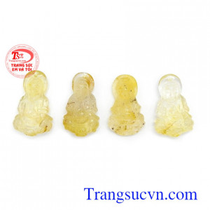 Mặt dây chuyền thạch anh tóc thiên nhiên