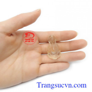 Mặt dây chuyền thạch anh tóc thiên nhiên sang trọng, quý phái