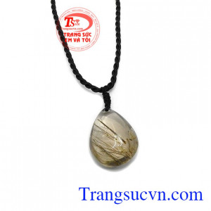 Mặt dây thạch anh tóc năng lượng, giao hàng nhanh trên toàn quốc