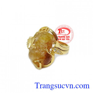 Nhẫn nữ tỳ hưu tài lộc 10k, bảo hành 6 tháng, giao hàng nhanh trên toàn quốc