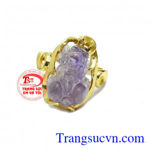 Nhẫn nữ vàng tỳ hưu như ý vàng 10k, bảo hành 6 tháng, giao hàng nhanh trên toàn quốc